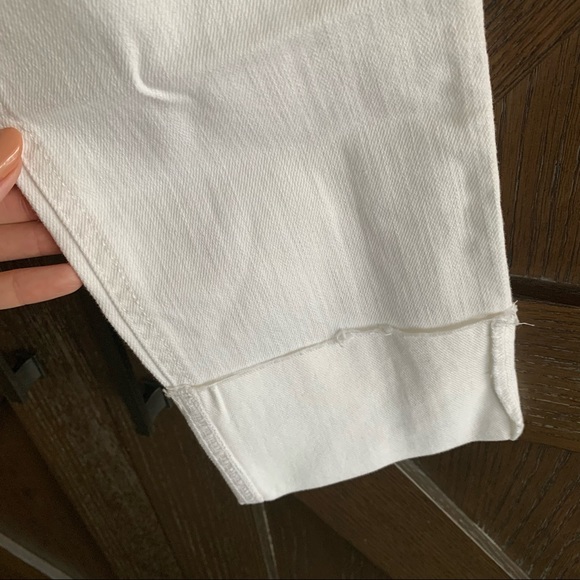 🎉HP🎉 Indigo Blue | White Cuffed Maternity Jeans - Picture 3 of 6